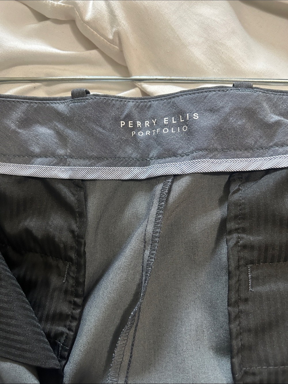 Perry Ellis Portfolio Black Dress Pants - Classic Tailored